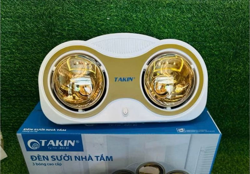Cấu tạo 2 bóng sưởi hồng ngoại cho khả năng làm ấm tức thì