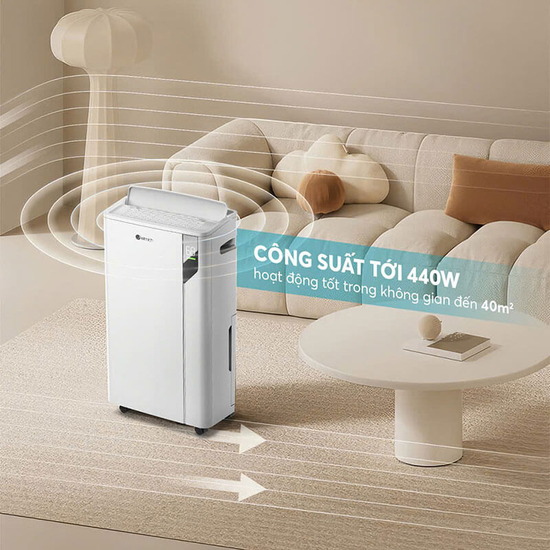 Công Suất 440W Hoạt Động Ổn Định Cho Diện Tích 40m²