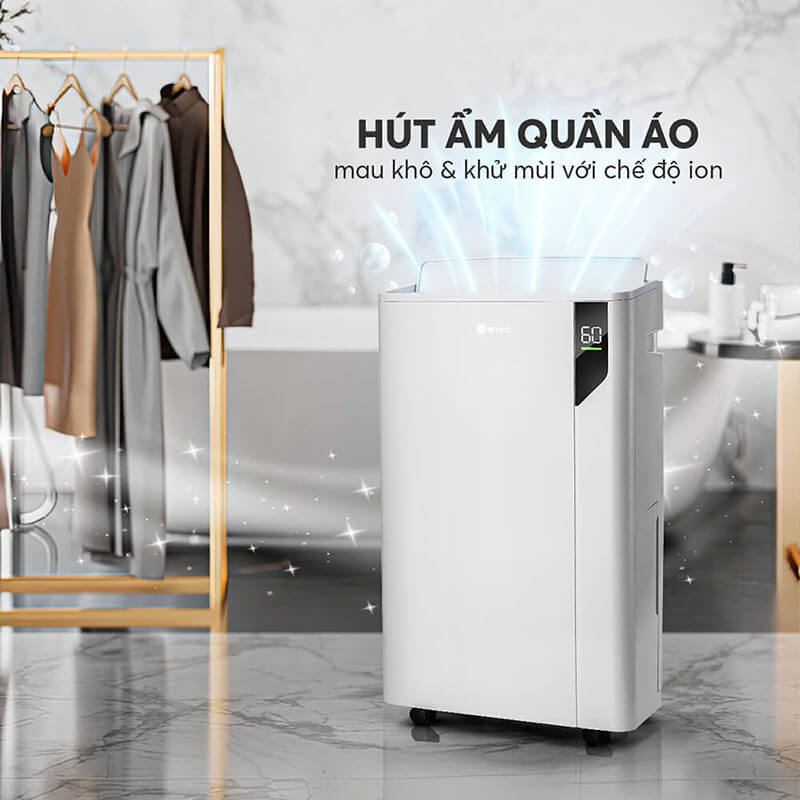 Chế Độ Ion Hỗ Trợ Làm Khô Quần Áo Và Khử Mùi