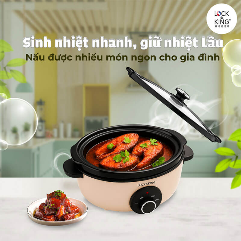 Khả Năng Gia Nhiệt Nhanh, Giữ Nhiệt Lâu – Lý Tưởng Cho Phương Pháp Nấu Chậm