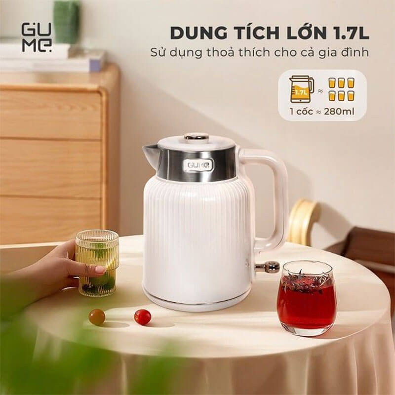 Dung Tích 1.7L – Đáp Ứng Tốt Nhu Cầu Gia Đình 3–5 Người