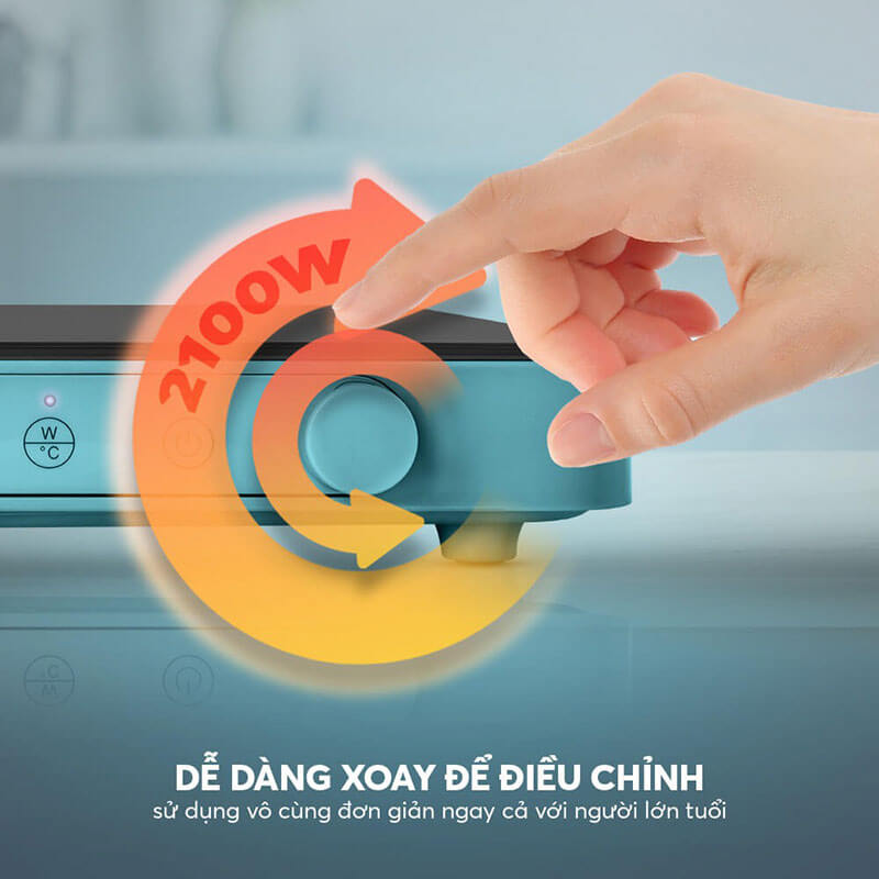 Núm xoay điều chỉnh linh hoạt và dễ sử dụng