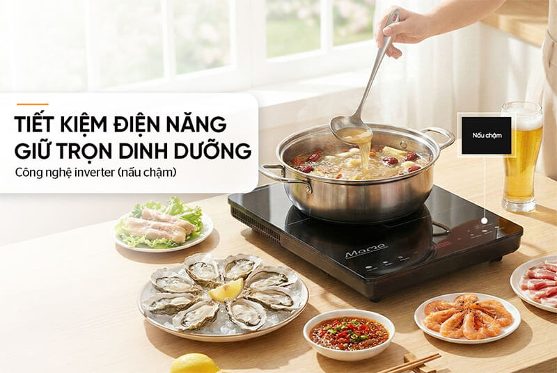 Công nghệ Inverter nấu chậm – Giữ nhiệt ổn định