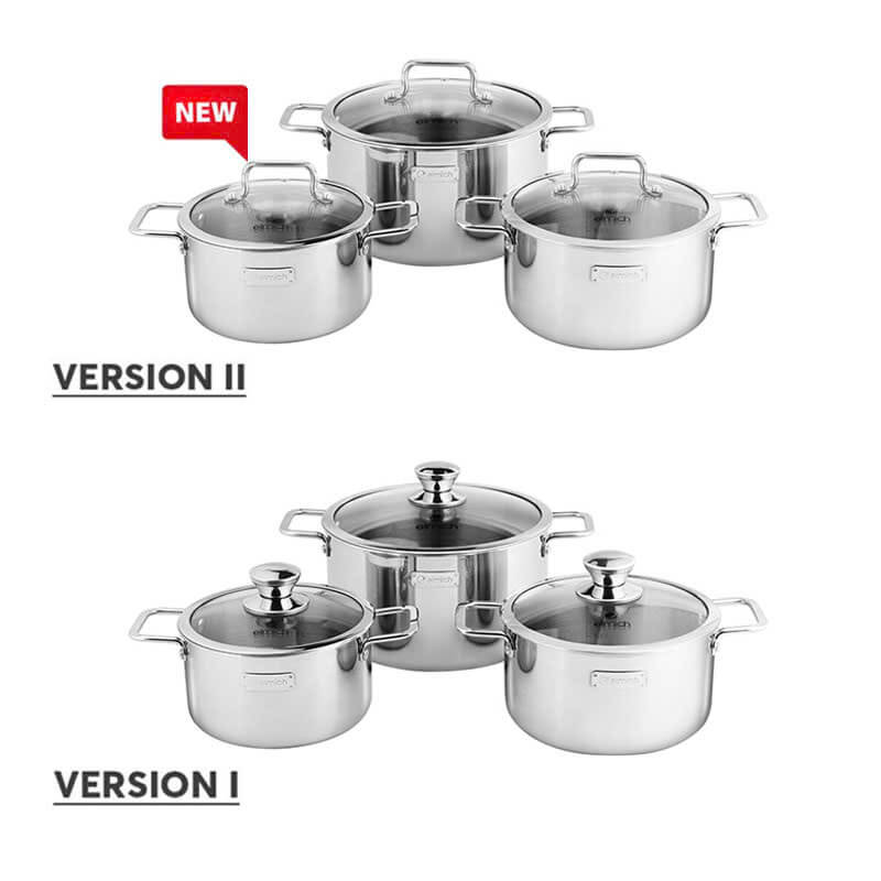 Bộ nồi inox Elmich Trimax Classic EL2105 liền khối