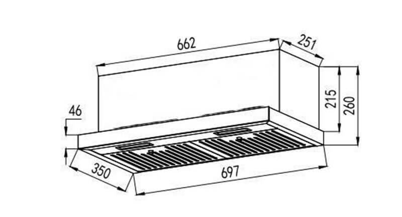 Thông số kỹ thuật máy hút mùi Fandi cao cấp FD-X88PRO