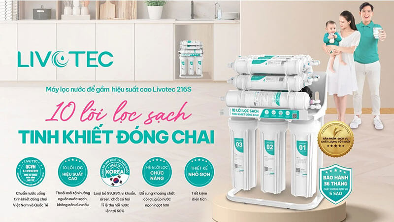 Máy lọc nước RO Livotec 216S