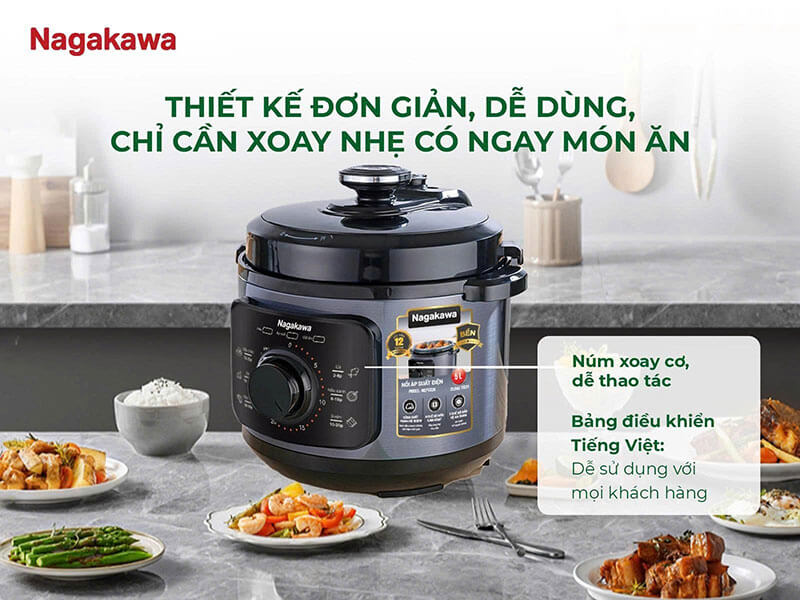 Thiết kế núm xoay cơ thân thiện với người dùng