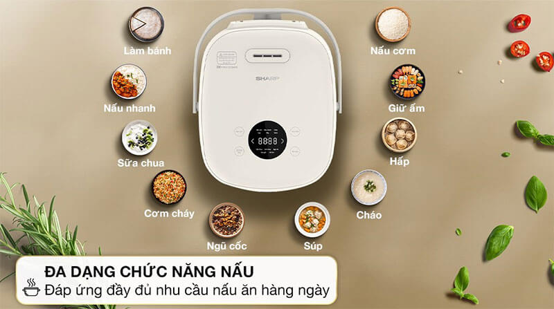 10 Chế Độ Nấu Đa Dạng – Linh Hoạt Cho Mọi Thực Đơn Gia Đình