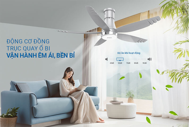 Độ ồn thấp ≤ 60dB – Trải nghiệm yên tĩnh tuyệt đối