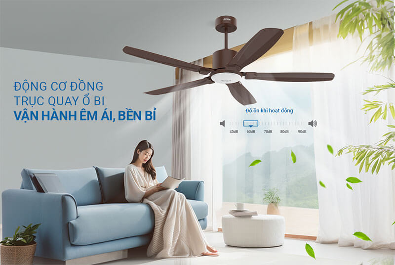 Độ ồn thấp ≤ 60dB – Giữ trọn không gian yên tĩnh