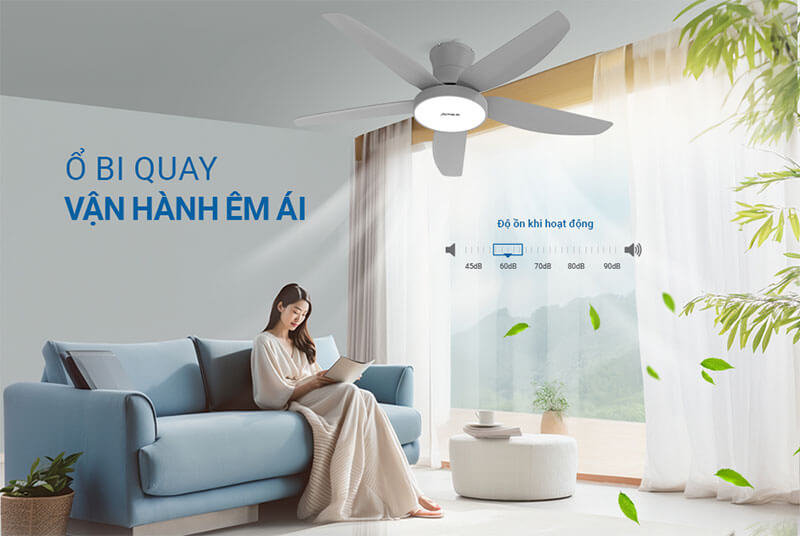 Hoạt động êm ái – Không gian yên tĩnh tuyệt đối