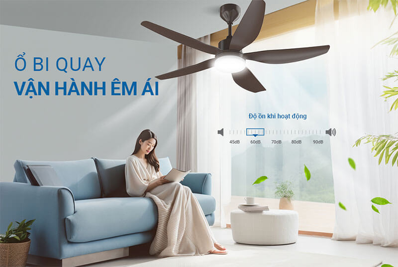 Độ ồn thấp – Mang lại không gian yên tĩnh lý tưởng
